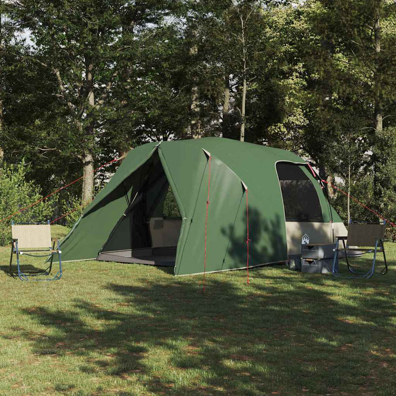 Afbeelding laden in galerijviewer, Vidaxl dome tent voor 6 personen 6-persoons groen

