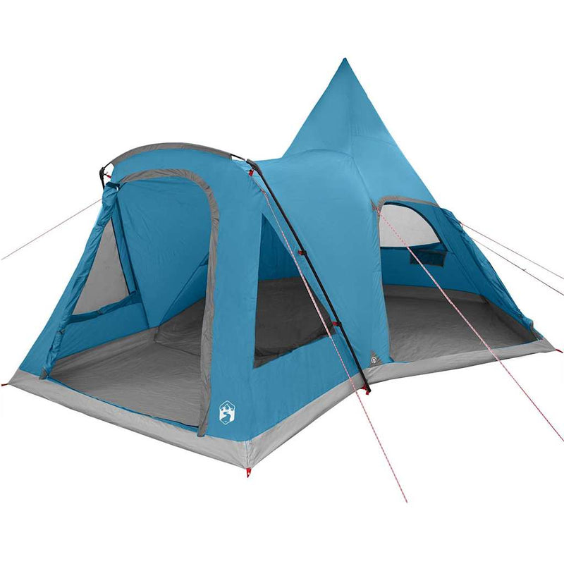 Afbeelding laden in galerijviewer, Vidaxl teepee tent 5-person 5-persoons blauw
