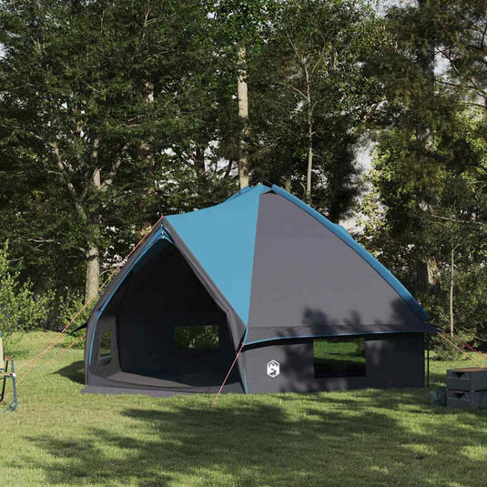 Vidaxl teepee tent met dak blauw en grijs 490 x 410 x 210 cm