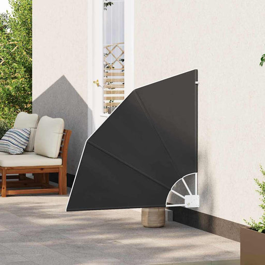 Vidaxl balkon privacy scherm antraciet 115 x 115 cm polyester