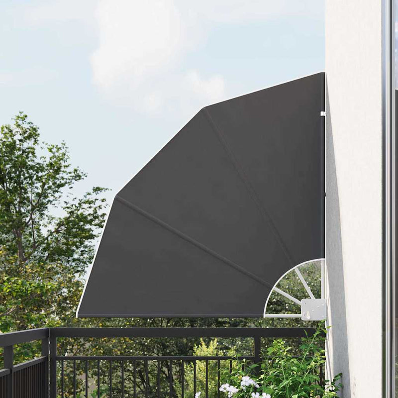 Afbeelding laden in galerijviewer, Vidaxl balkon privacy scherm zwart 115 x 115 cm polyester
