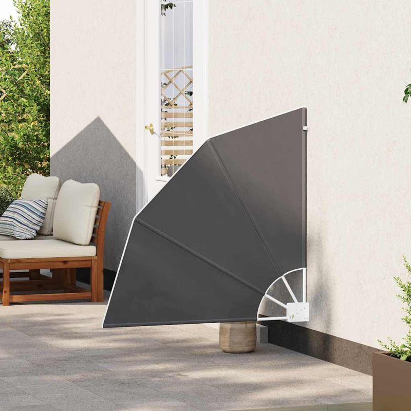 Afbeelding laden in galerijviewer, Vidaxl balkon privacy scherm zwart 115 x 115 cm polyester
