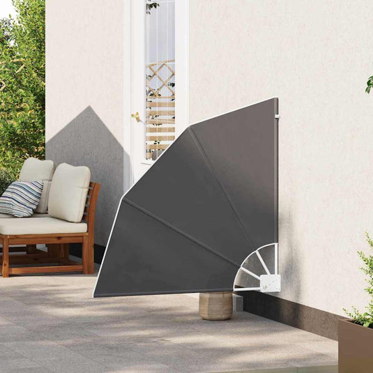 Vidaxl balkon privacy scherm zwart 115 x 115 cm polyester