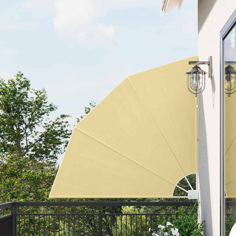 Afbeelding laden in galerijviewer, Vidaxl balkon privacy scherm zand 140 x 140 cm polyester

