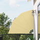 Vidaxl balkon privacy scherm zand 140 x 140 cm polyester