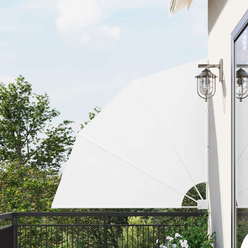 Afbeelding laden in galerijviewer, Vidaxl balkon privacy scherm wit 140 x 140 cm polyester

