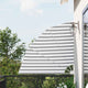 Vidaxl balkon privacy scherm antraciet en wit 140 x 140 cm polyester