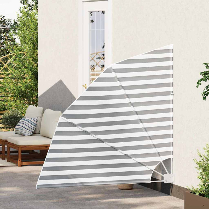 Afbeelding laden in galerijviewer, Vidaxl balkon privacy scherm antraciet en wit 140 x 140 cm polyester
