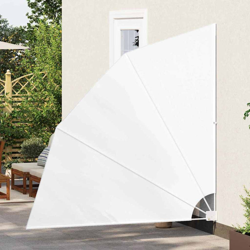 Afbeelding laden in galerijviewer, Vidaxl balkon privacy scherm wit 210 x 210 cm polyester
