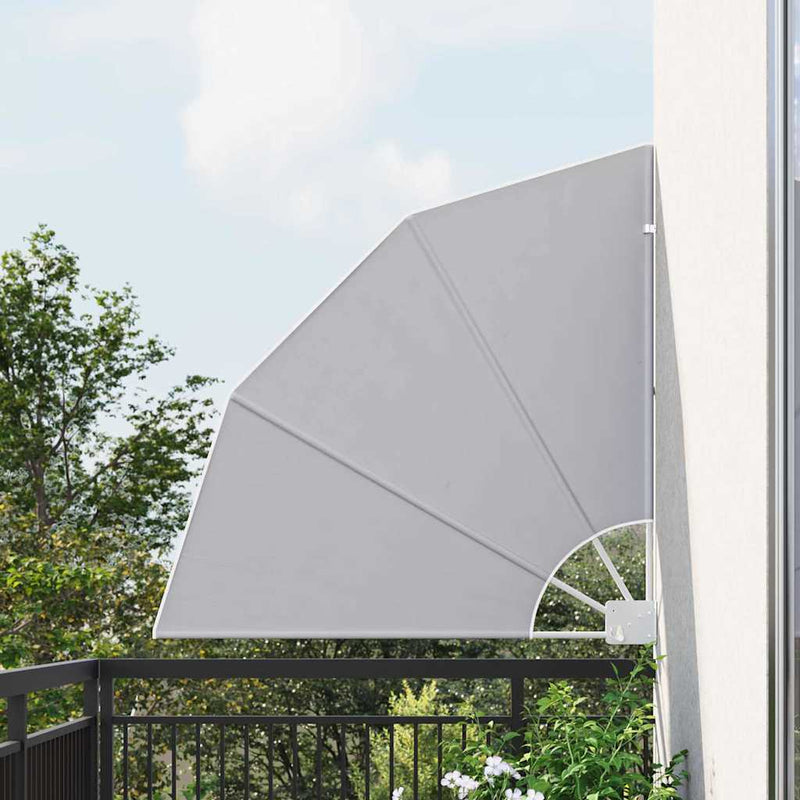Afbeelding laden in galerijviewer, Vidaxl balkon privacy scherm grijs 115 x 115 cm polyester
