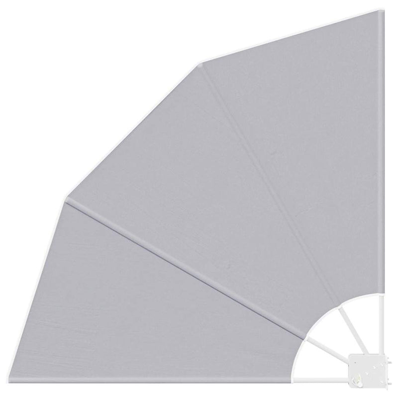 Afbeelding laden in galerijviewer, Vidaxl balkon privacy scherm grijs 115 x 115 cm polyester
