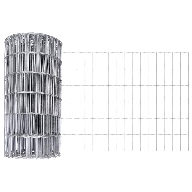 Afbeelding laden in galerijviewer, Vidaxl euro hek 0,8 x 10 m pvc-gecoat ijzer
