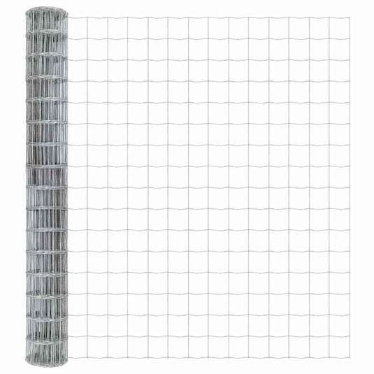 Vidaxl euro hek 1,6 x 10 m pvc-gecoat ijzer