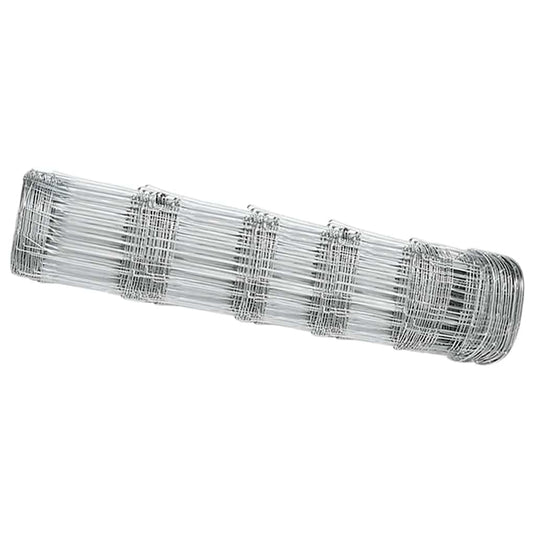 Vidaxl weidehekwerk zilver 100 x 0,8 m gegalvaniseerd staal