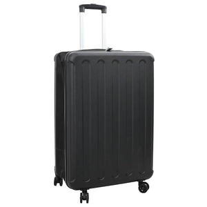 Vidaxl koffer met slot zwart 50 x 30 x 76 cm abs kunststof