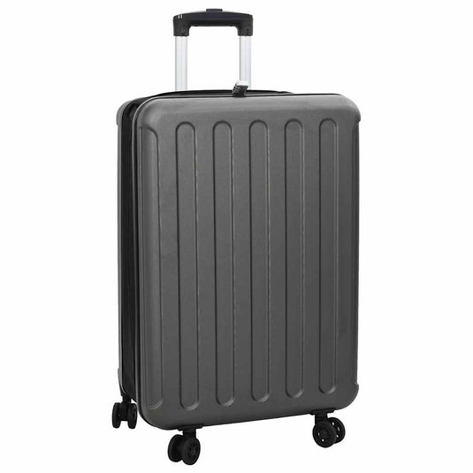Vidaxl koffer met slot donkergrijs 43 x 27 x 66 cm abs kunststof