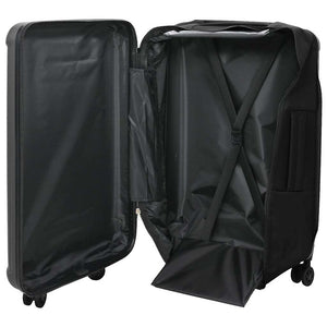 Vidaxl koffer met slot donkergrijs 43 x 27 x 66 cm abs kunststof