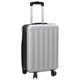 Vidaxl koffer met slot zilver 34 x 23 x 55.5 cm abs kunststof