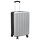 Vidaxl koffer met slot zilver 43 x 27 x 66 cm abs kunststof