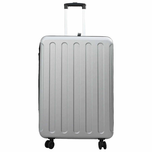 Vidaxl koffer met slot zilver 50 x 30 x 76 cm abs kunststof