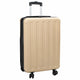 Vidaxl koffer met slot champagne 43 x 27 x 66 cm abs kunststof
