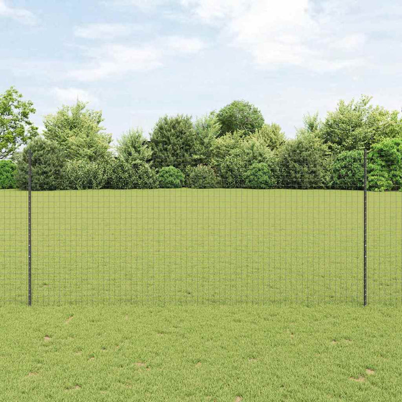 Afbeelding laden in galerijviewer, Vidaxl afrasteringspaal 11 pcs grijs 140 cm staal
