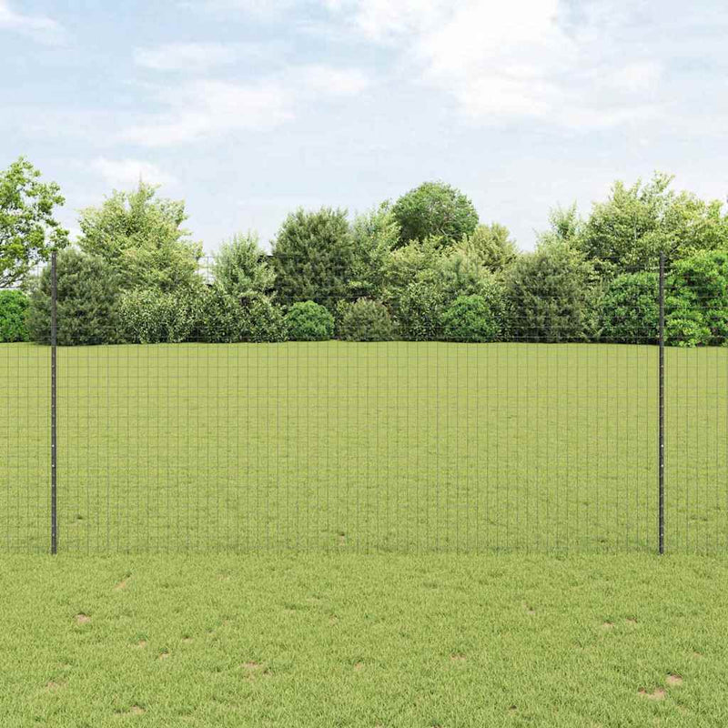 Afbeelding laden in galerijviewer, Vidaxl afrasteringspaal 11 pcs grijs 160 cm staal
