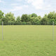 Vidaxl afrasteringspaal 11 pcs zilver 80 cm staal