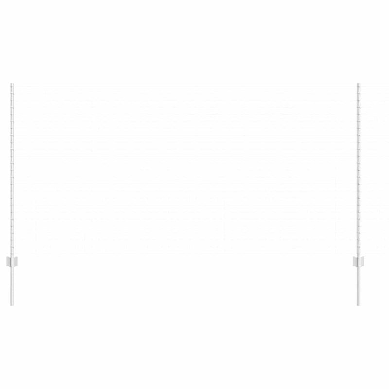 Afbeelding laden in galerijviewer, Vidaxl afrasteringspaal 5 pcs zilver 140 cm staal
