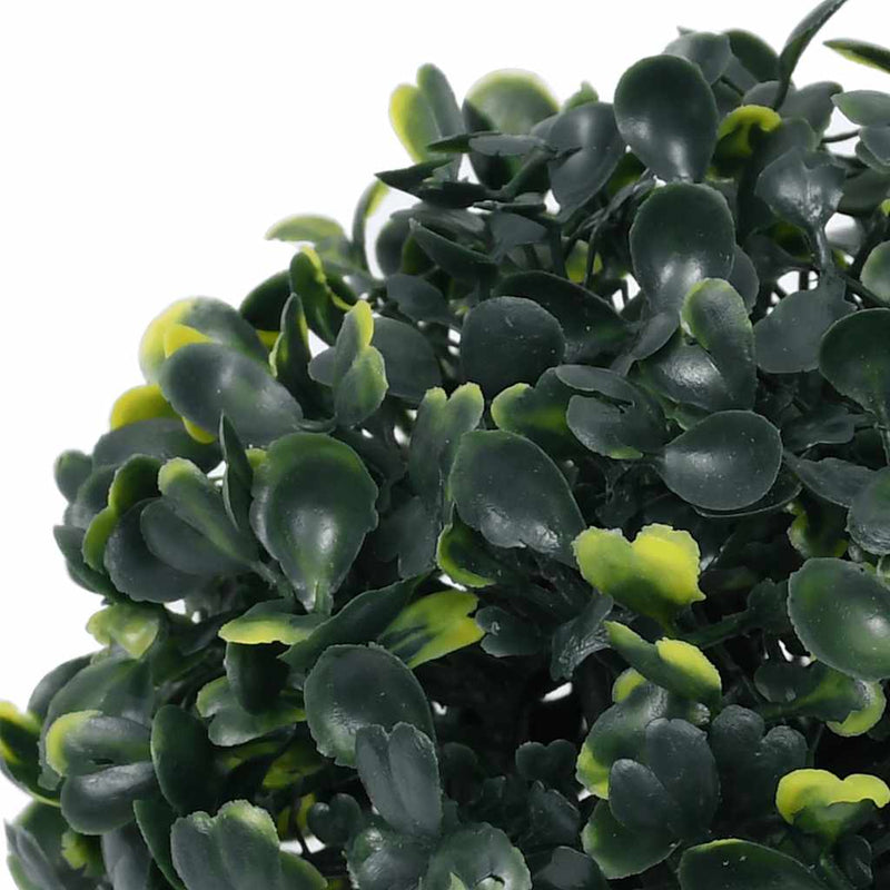 Afbeelding laden in galerijviewer, Vidaxl kunstbuxusballen met led-verlichting 2 st 22 cm groen
