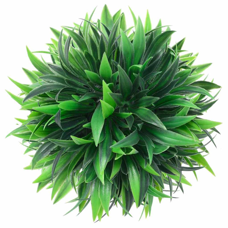 Afbeelding laden in galerijviewer, Vidaxl kunstbuxusballen met led-verlichting 2 st 20 cm groen

