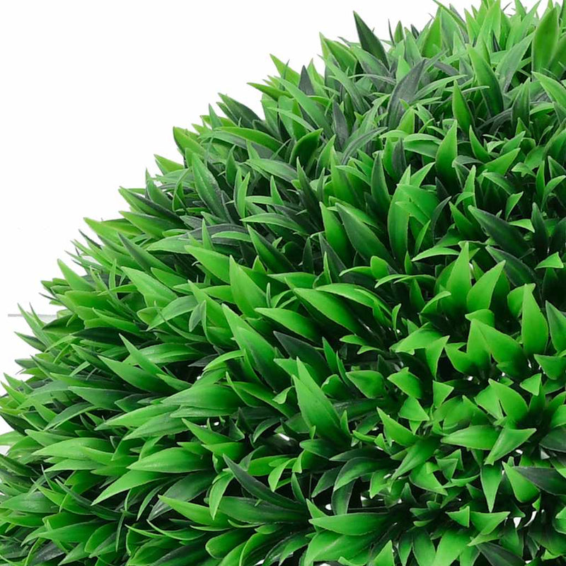Afbeelding laden in galerijviewer, Vidaxl kunstbuxusballen met led-verlichting 2 st 55 cm groen
