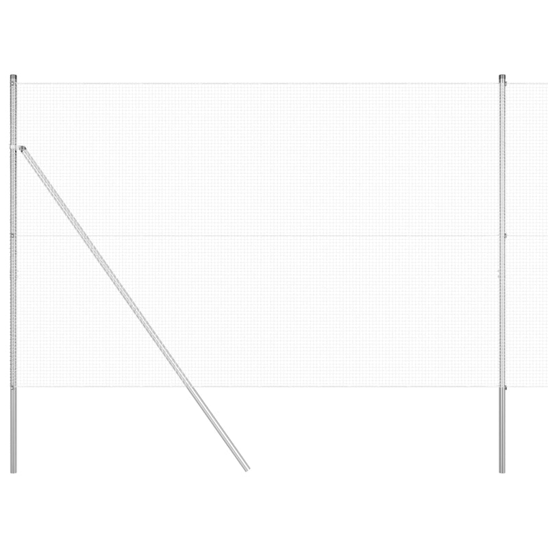 Afbeelding laden in galerijviewer, Vidaxl gelast gaashek 1000 x 160 cm zilver
