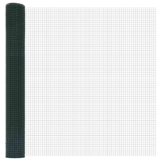 Vidaxl gelaste draadhek groen 1.2 x 10 m