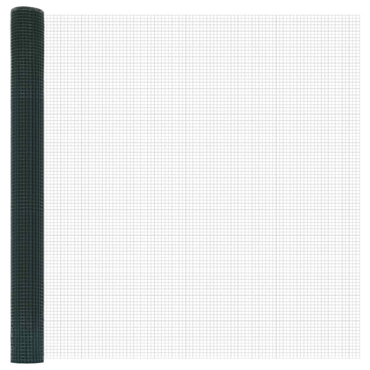 Vidaxl gelaste draadhek groen 1.5 x 10 m