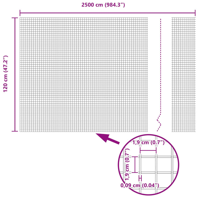 Afbeelding laden in galerijviewer, Vidaxl gelaste draadhek groen 1.2 x 25 m
