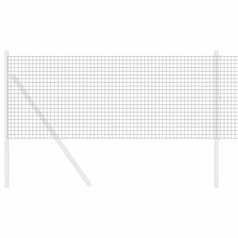 Afbeelding laden in galerijviewer, Vidaxl gelaste draadhek grijs 0.4 x 10 m
