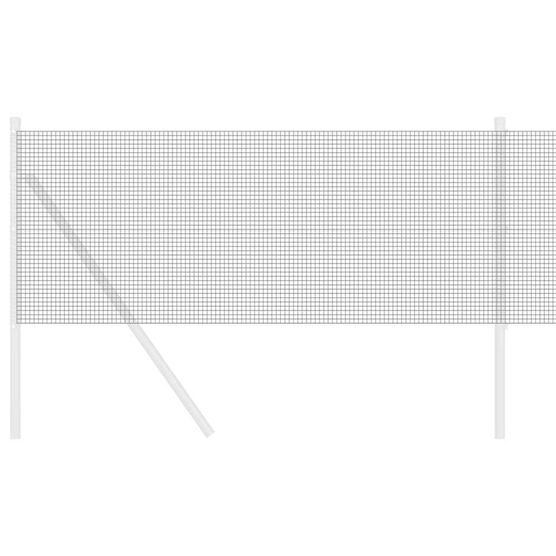 Afbeelding laden in galerijviewer, Vidaxl gelaste draadhek grijs 0.6 x 25 m
