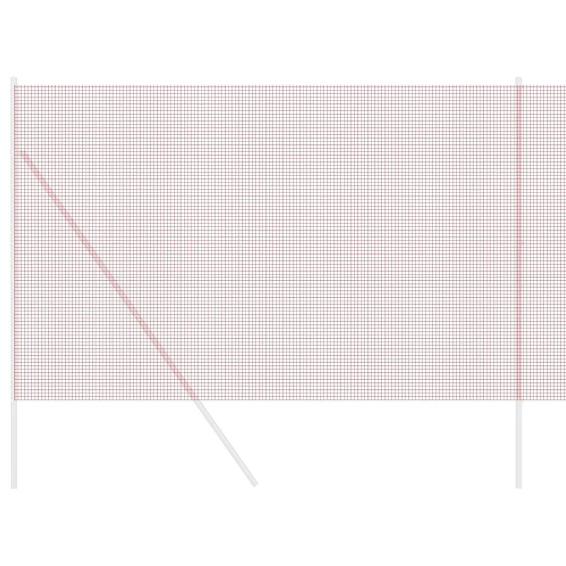 Afbeelding laden in galerijviewer, Vidaxl gelast gaashek 1000 x 150 cm rood
