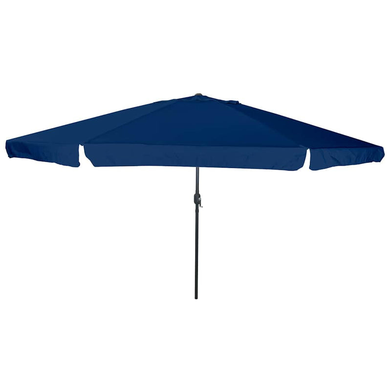 Afbeelding laden in galerijviewer, Vidaxl tuinparasol 394 x 394 x 248 cm polyester en staal azuurblauw
