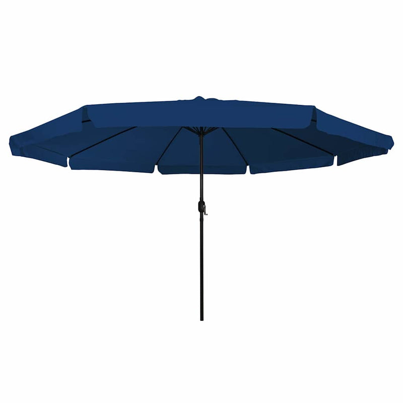 Afbeelding laden in galerijviewer, Vidaxl tuinparasol 394 x 394 x 248 cm polyester en staal azuurblauw
