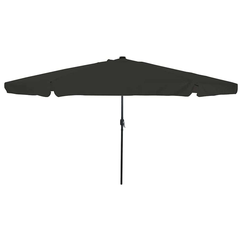 Afbeelding laden in galerijviewer, Vidaxl tuinparasol zwart 395 x 395 x 245 cm polyester
