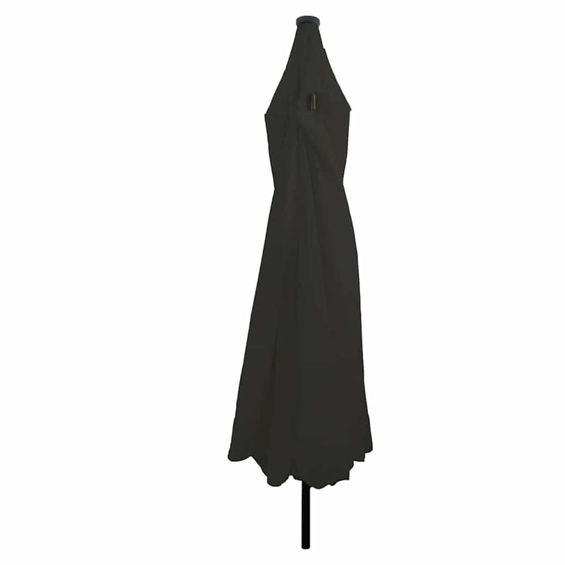 Afbeelding laden in galerijviewer, Vidaxl tuinparasol zwart 395 x 395 x 245 cm polyester
