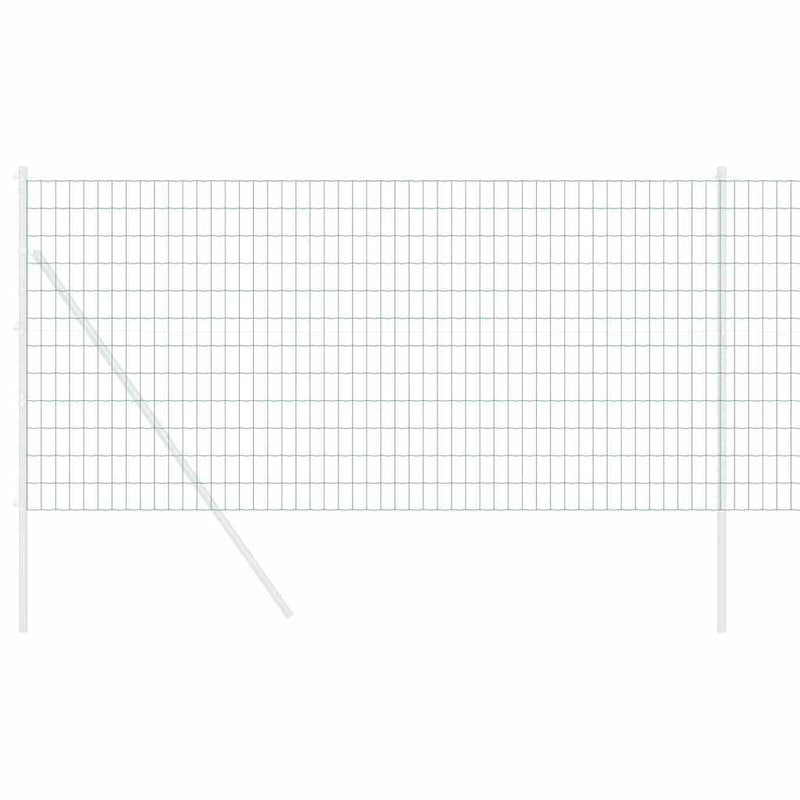 Afbeelding laden in galerijviewer, Vidaxl euro hek 1 x 10 m pvc-gecoat ijzer groen
