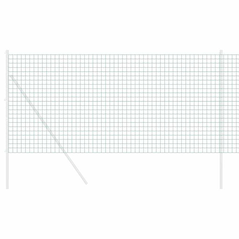 Afbeelding laden in galerijviewer, Vidaxl euro hek 1,2 x 25 m pvc-gecoat ijzer groen
