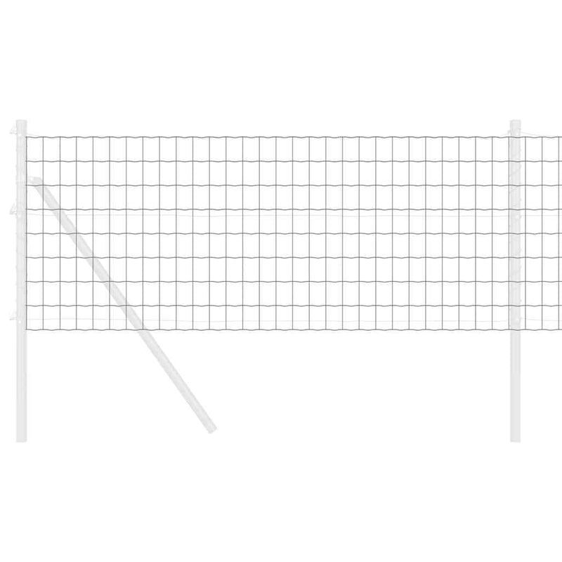 Afbeelding laden in galerijviewer, Vidaxl euro hek 0,4 x 10 m pvc-gecoat ijzer grijs
