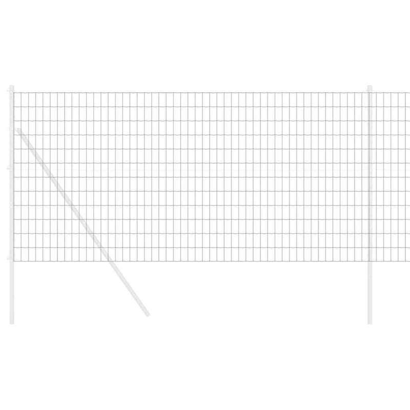 Afbeelding laden in galerijviewer, Vidaxl euro hek 1,2 x 10 m pvc-gecoat ijzer grijs
