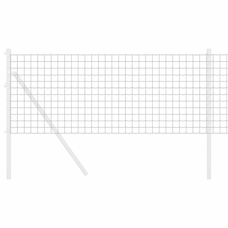 Afbeelding laden in galerijviewer, Vidaxl euro hek 0,4 x 25 m pvc-gecoat ijzer grijs
