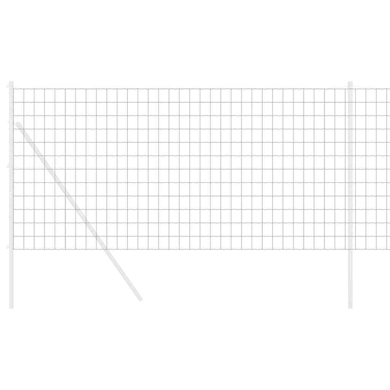 Afbeelding laden in galerijviewer, Vidaxl euro hek 1 x 25 m pvc-gecoat ijzer grijs
