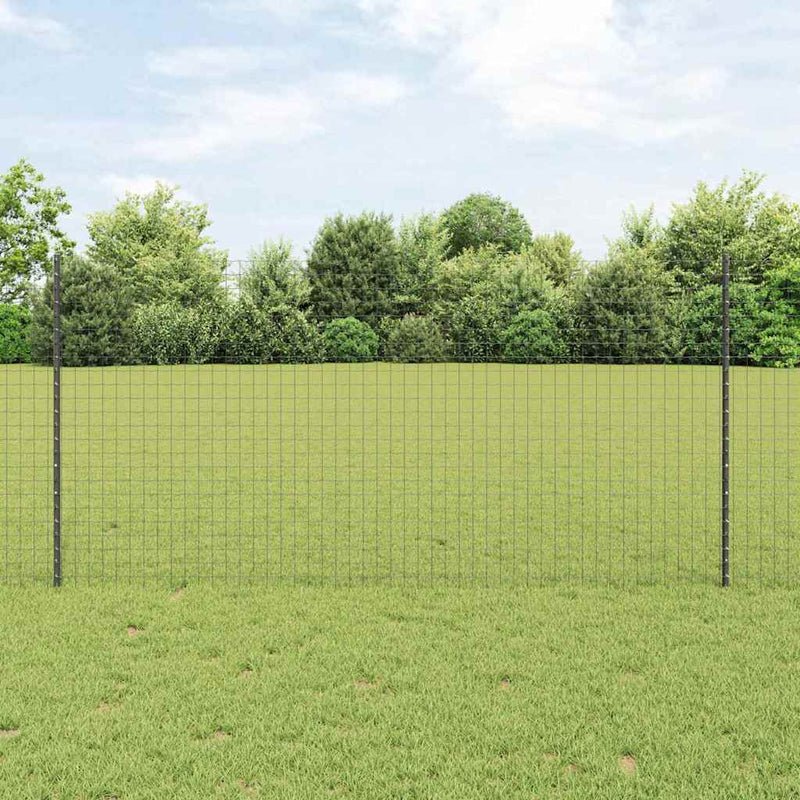 Afbeelding laden in galerijviewer, Vidaxl afrasteringspaal 22 pcs grijs 160 cm staal
